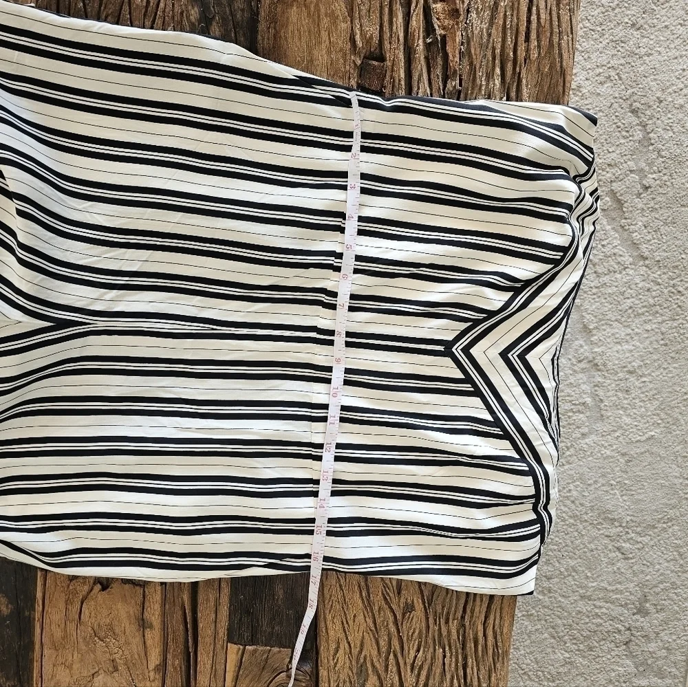 Club Monaco Black and White Striped Jumpsuit Size 10 and Size 6 - Picture 5 of 16